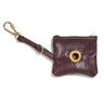 Fma Exclusive | Brooklyn Studio Vintage Leather Poop Bag Pouch, BrownPoop Bag PouchesFound My Animal